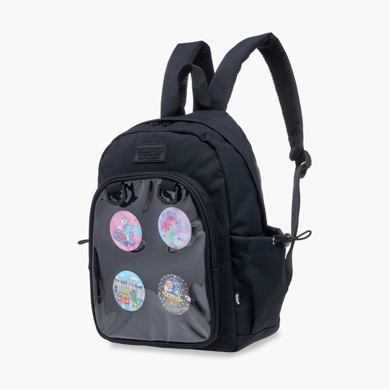 ICON حقيبة ظهر سوداء بطبعة كرتونية للأطفال - Image 2